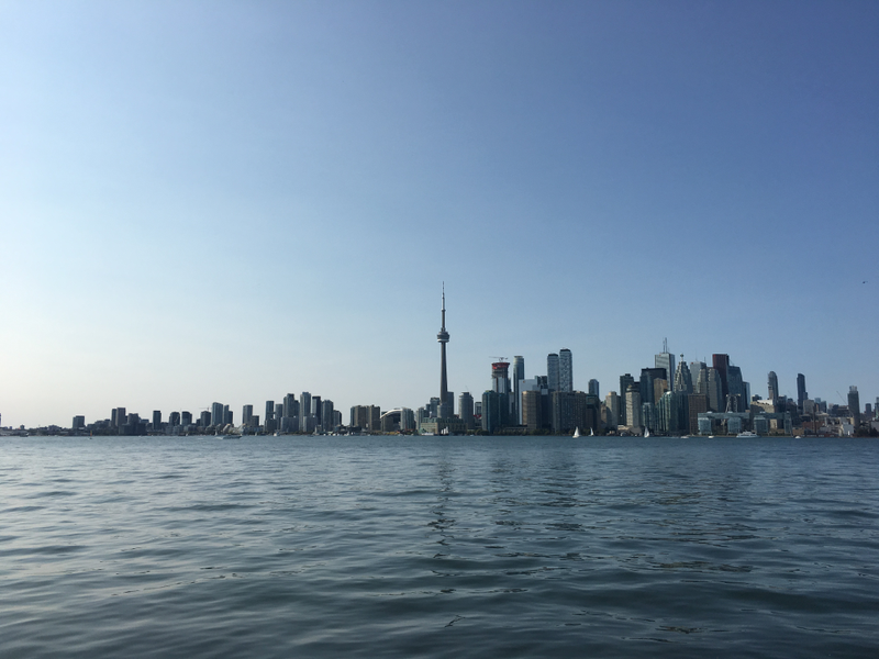 Downtown Toronto seen from Algonquin Island